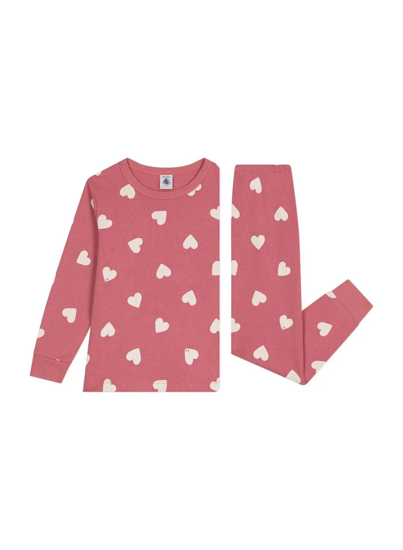 بيتي باتو Children's heart print cotton pyjamas