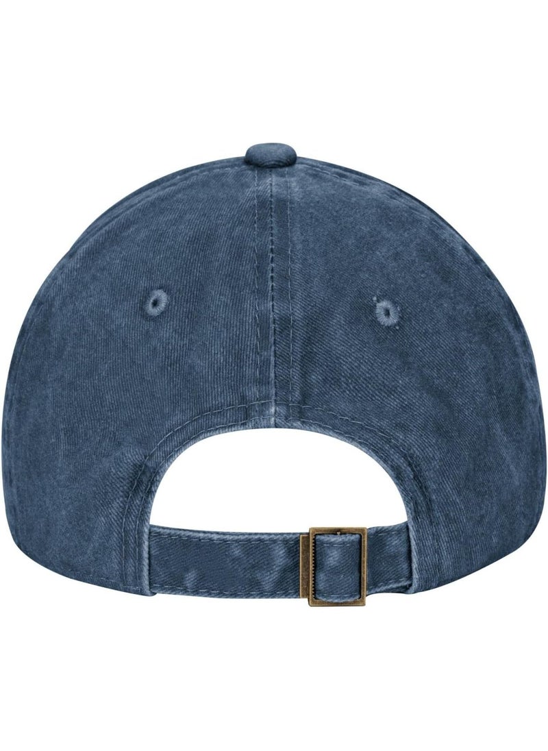 Wisedeal Womens Floral Cat Hat for Cat Lovers Vintage Distressed Washed Adjustable Baseball Cap for Men and Women  - Image 3