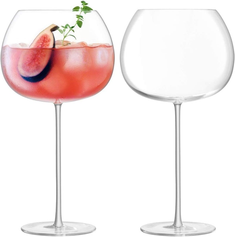 LSA Wine Glass Set 2pc 940ml – Premium Stemware Handcrafted Crystal Glassware, Made in Poland - Image 1