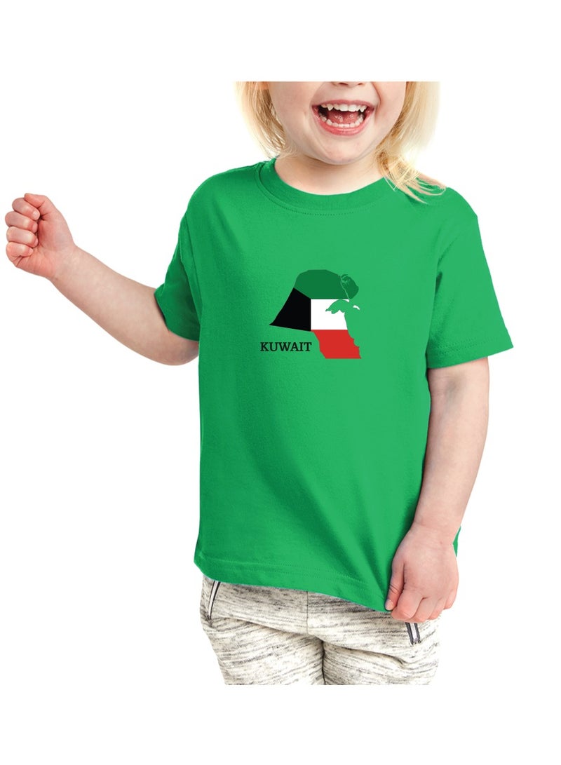 PRINTSHOP4ME Kuwait National Day Gift Set for Girls - T-Shirt - Cap - Badge and Flag Set - Celebrate Kuwait National Day with this Kids Combo Pack in Style - Image 3