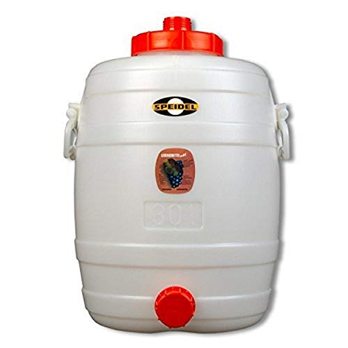 Speidel Plastic Fermenter-30L (7.9 gal), 30L, White,912896-31117 - Image 1