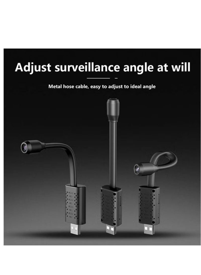 JAJEEK Portable USB WiFi Camera Mini Wireless IP Camera with 360 Degree Flexible Rotation | HD Video Surveillance with Motion Detection | Compact Security Camera for Home, Office & Travel | Plug & Play Wireless USB Camera with Night Vision  - Image 2
