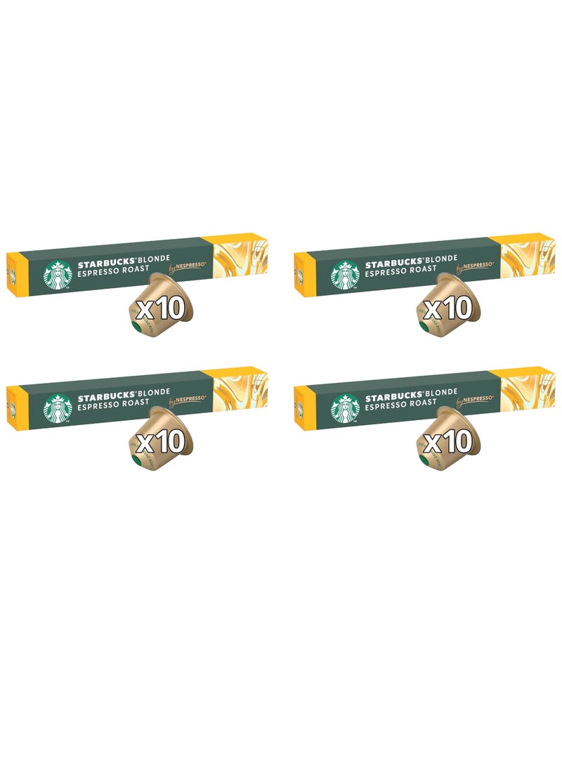 Starbucks Starbucks Blonde Espresso Roast by Nespresso 40 Capsules 