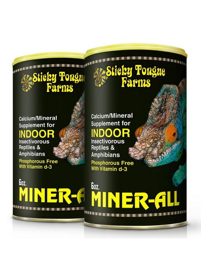 Pangea Miner-All Reptile Supplement 6 oz Indoor (2 Pack) 