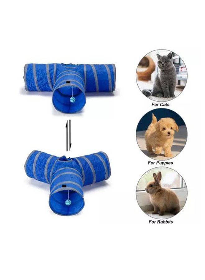 Collapsible 3 way play interactive pet cat tunnels tube toys for indoor cats - Image 5
