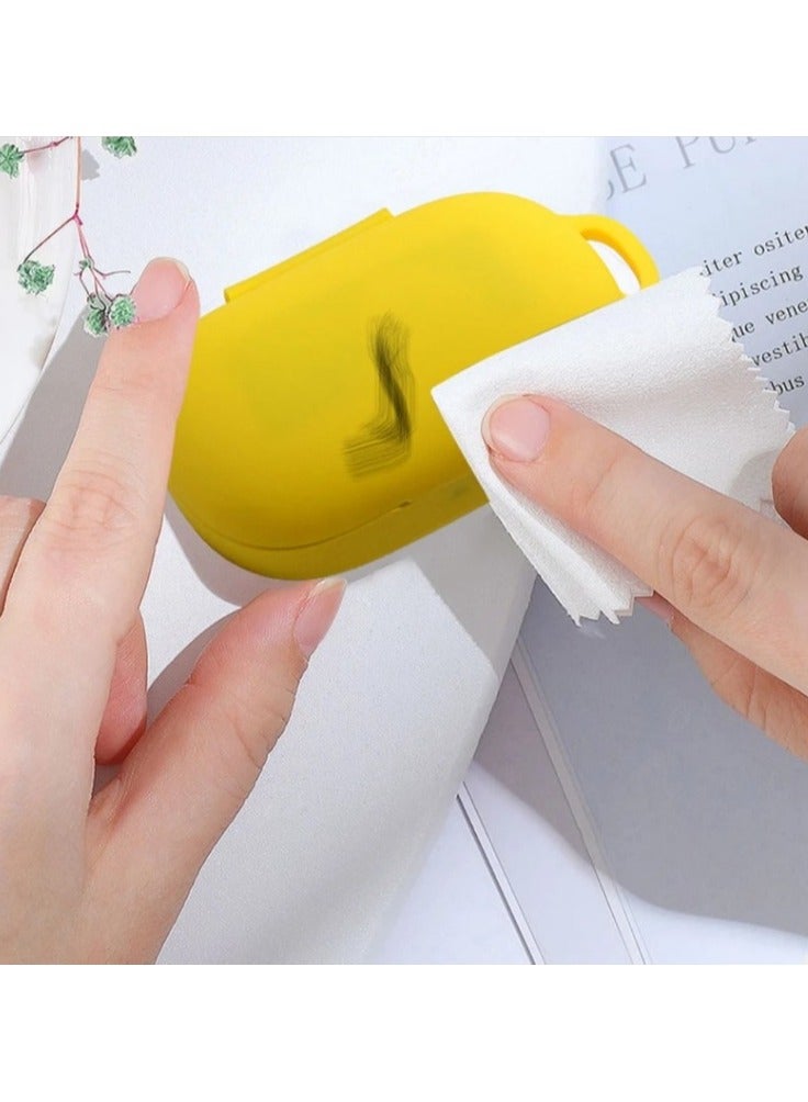 حافظة سيليكون متوافقة مع سماعات Anker Soundcore Life P2، غطاء حماية مع حلقة تثبيت (أخضر زمردي) - Image 4