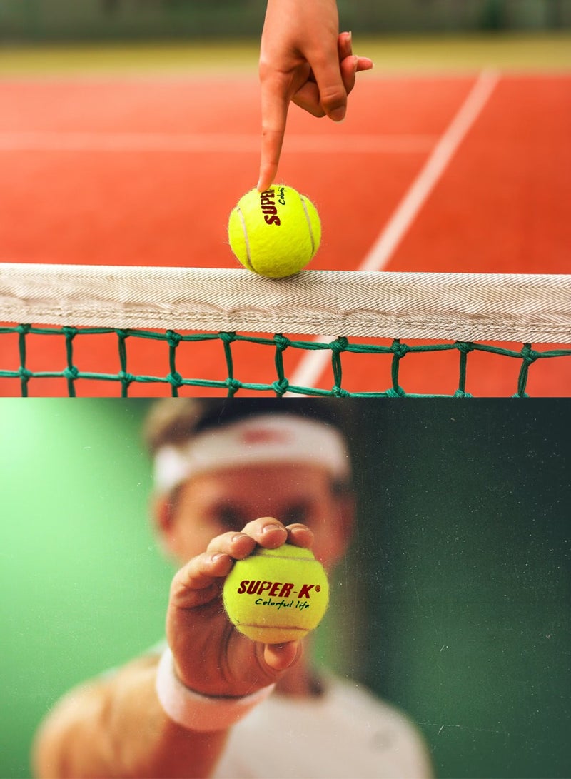 Mesuca Tennis Balls - Pack Of 3 Premium Tennis Balls Of Official Size and ITF Approved, US Open Standard Bounce, High Performance Tennis Balls For Training and Professional Play and For All Court Surfaces - Image 2