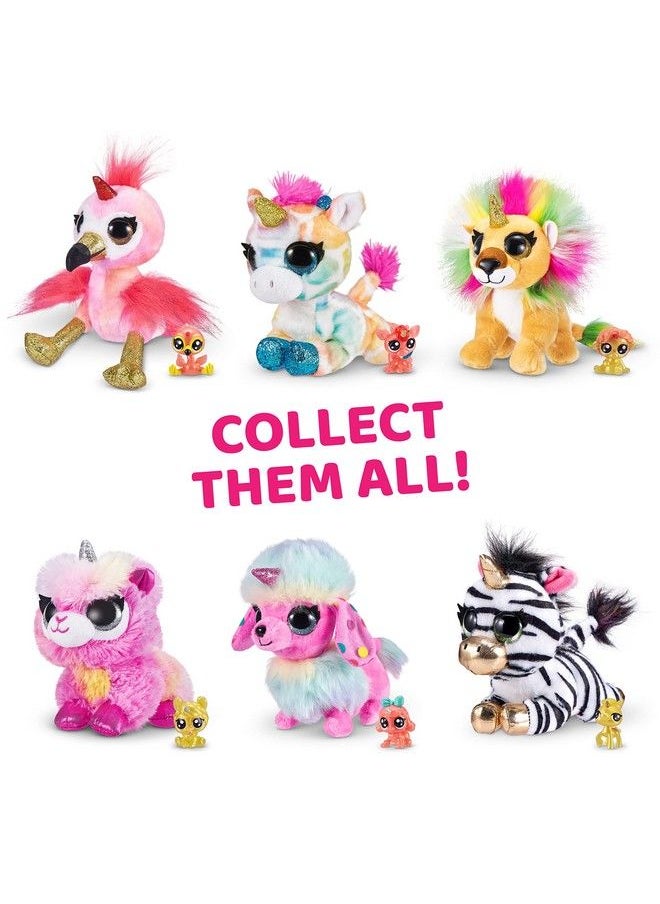 Rainbocorns Coco Surprise Fantasy Series 1 (3 Pack) Version 2 By Zuru Animal Plush Toys With Baby Collectible Surprise In Cone Animal Toy For Girls And Kids (Flamingo Poodle Lion)Multicolor  - Image 4