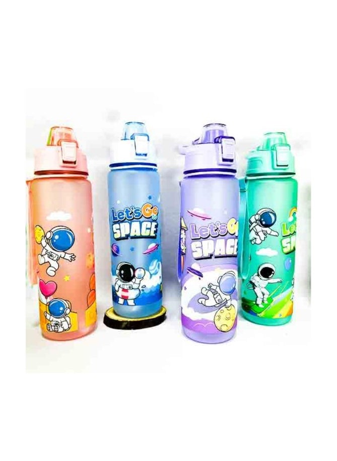 QSHOP - Qshop Space Bottle Leakproof Sports Water Bottle, Modern Durable Portable Drinking Bottle for Gym and Fitness with Stra , BPA , Premium Quality Bottle bottle - Image 1
