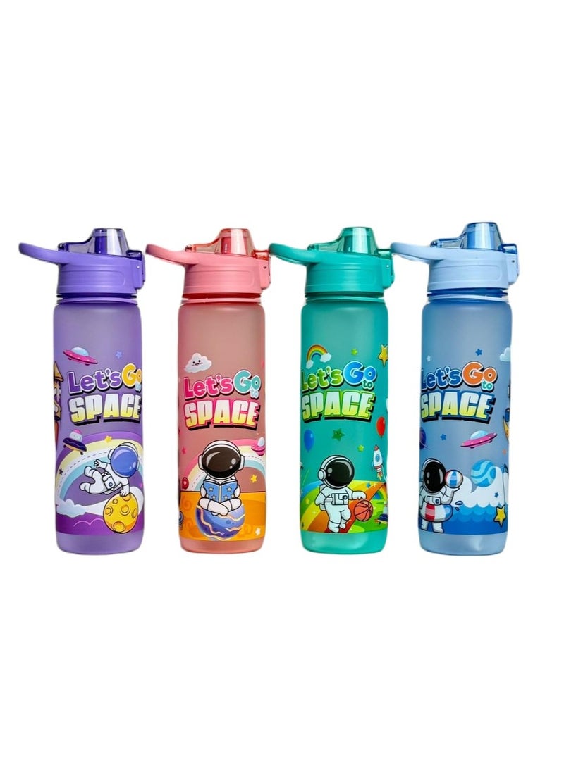 QSHOP - Qshop Space Bottle Leakproof Sports Water Bottle, Modern Durable Portable Drinking Bottle for Gym and Fitness with Stra , BPA , Premium Quality Bottle bottle - Image 1