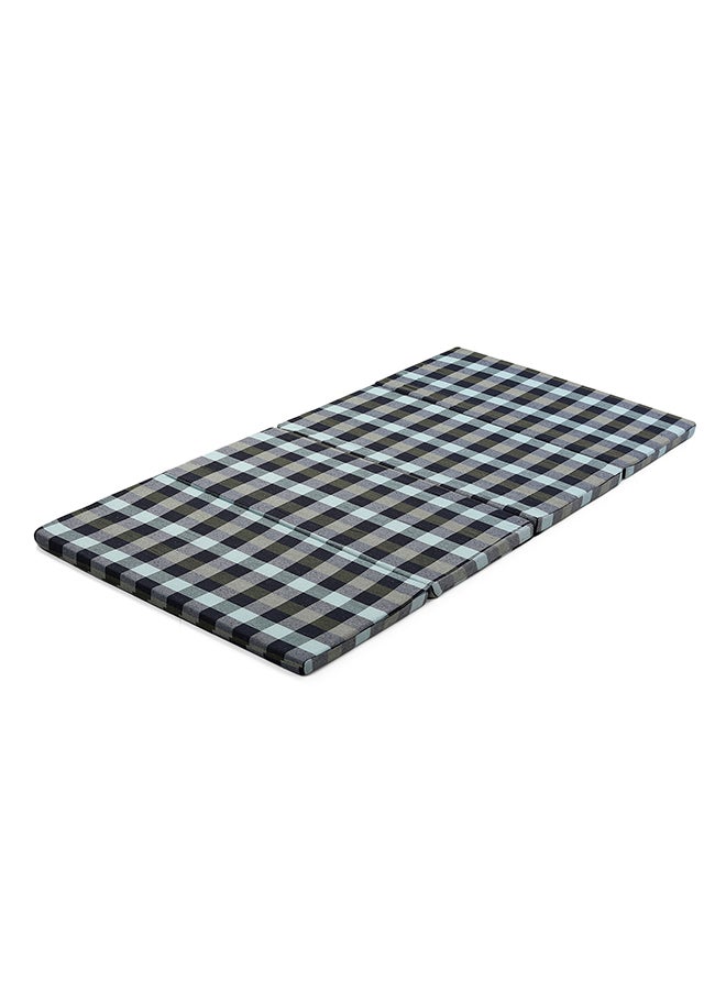 Status Contract 40 mm 4 Fold Single Size Foam Mattresses, Check Print, 182 X 88 Cms - Image 5