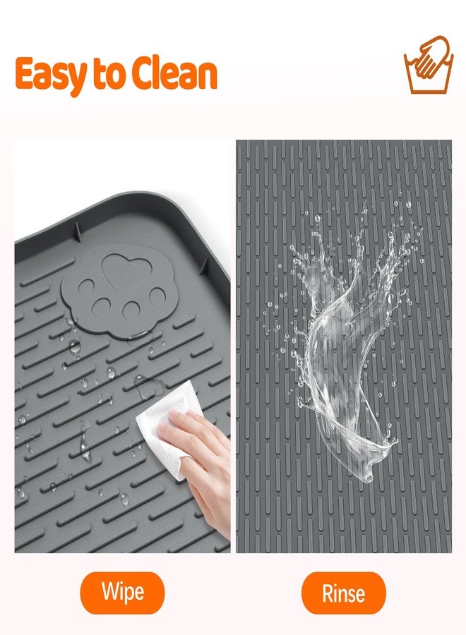 Bartuke Pee Pads for Dogs, 40" x 28" Extra Large Reusable Silicone Mat, Washable Puppy Training Pads for Potty Training, Non-Slip, Leak-Proof, Indoor Floor Protection (Dark Grey) - Image 4