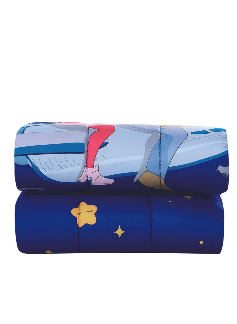 ستارجولد طقم لحاف فائق النعومة مقاس كينج من الألياف الدقيقة مطبوع عليه 4 قطع - Image 4