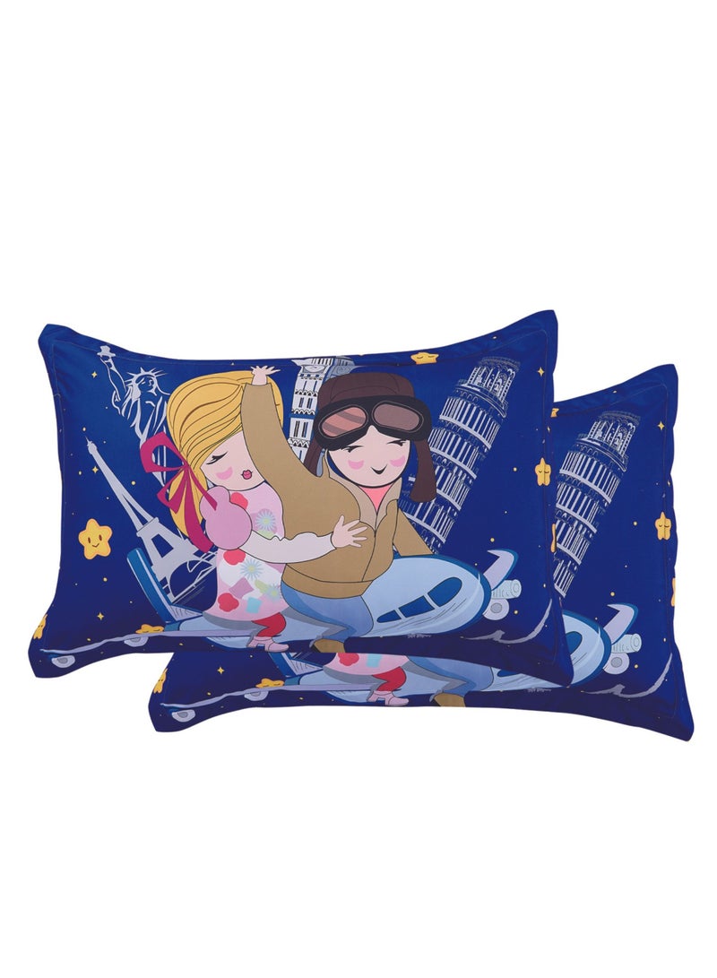 ستارجولد طقم لحاف فائق النعومة مقاس كينج من الألياف الدقيقة مطبوع عليه 4 قطع - Image 5