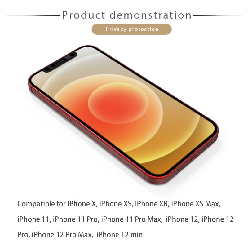 EYSOFT Phone Front Camera Cover,Webcam Cover Compatible for iPhone X/XS/XR/XS Max, iPhone 11/11 Pro/11 Pro Max,iPhone 12/12 Mini /12Pro /12Pro Max,Protect Privacy and Security,Not Affect Face ID(Black) - Image 2