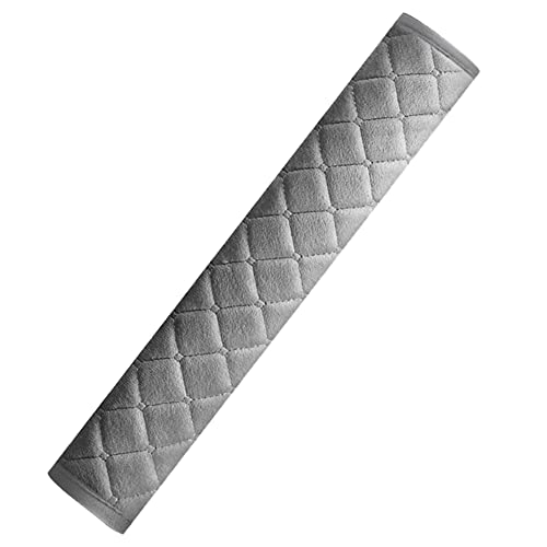 HighnessHwoo Extra Long Seatbelt Covers for Adults Kids Women & Men, Soft Car Seat Belt Strap Cushion for Sedan, SUV, Trucks, Shoulder Neck Chest Protector Pads, Auto Accessories, 1pc, Gray, 39.5in - Image 2