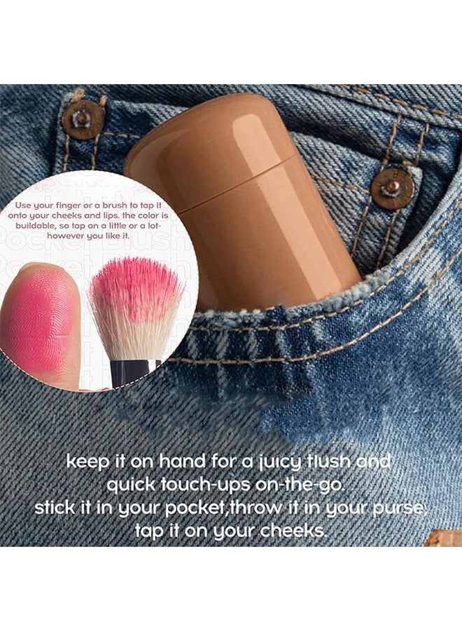 YOUNG VISION Pocket Blush 03, Long Lasting Smooth Lipstick Blush Stick, Matte Highly Chroma Blusher Paste, Waterproof Blusher Cream - 7.5G ﻿ - Image 3