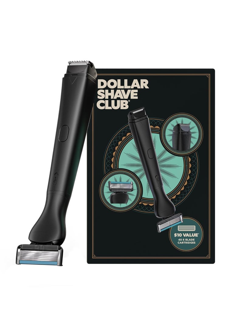 DOLLAR SHAVE CLUB Dollar Shave Club  3in1 Freestyler Electric  TrimmerRazor Trim Shape  Shave with One Tool 