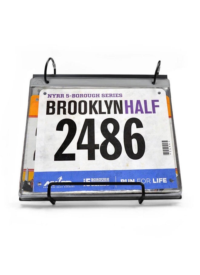 Gone For a Run - Bibfolio® Race Bib Album ; Bib Holder Miles Of Memories ; Black - Image 1