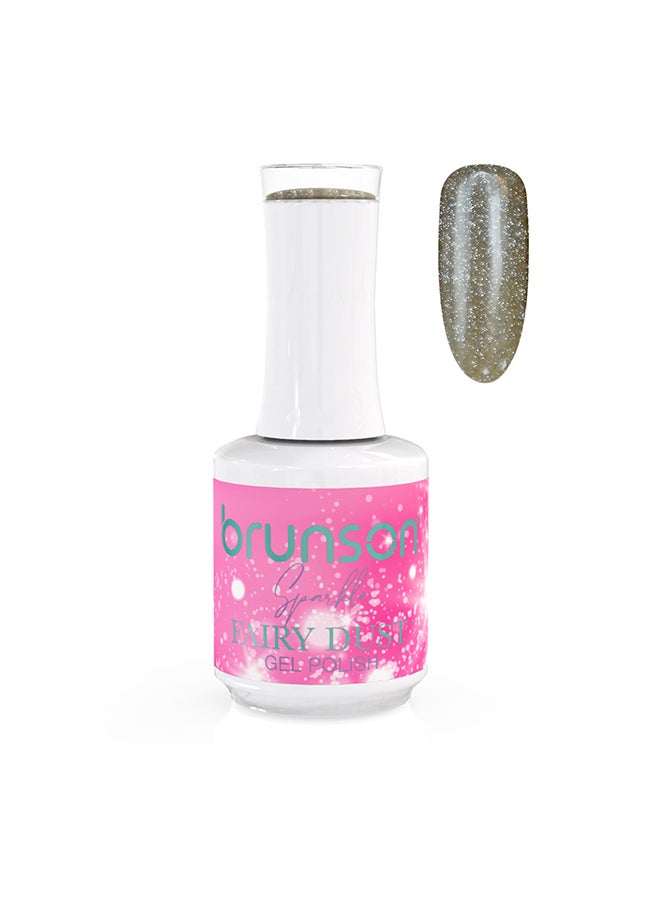brunson Gel Nail Polish 15ml, Glitter Fairy Dust  Sparkle Shiny Soak Off UV LED Long-Lasting Nail Gel Polish Nail Art Home DIY Manicure Nail Salon Varnish - Image 1