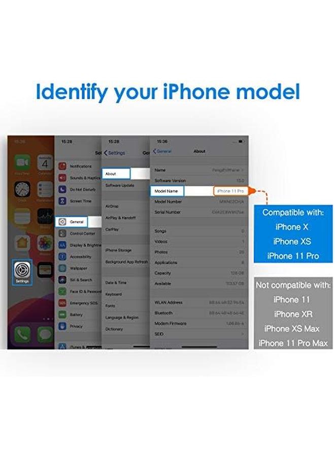 Jetech Privacy Screen Protector For Iphone 11 Pro Iphone Xs And Iphone - Image 2