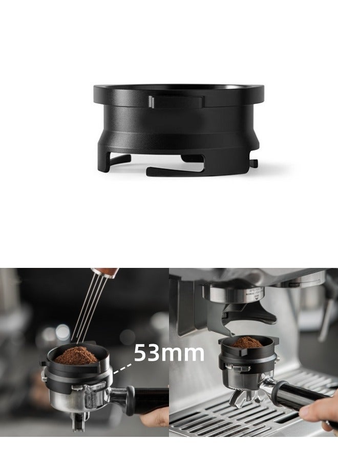 Choxilo Coffee Machine Anti-flying Powder Catch Ring Powder Catcher Handle Powder Cloth 53mm  - Image 1