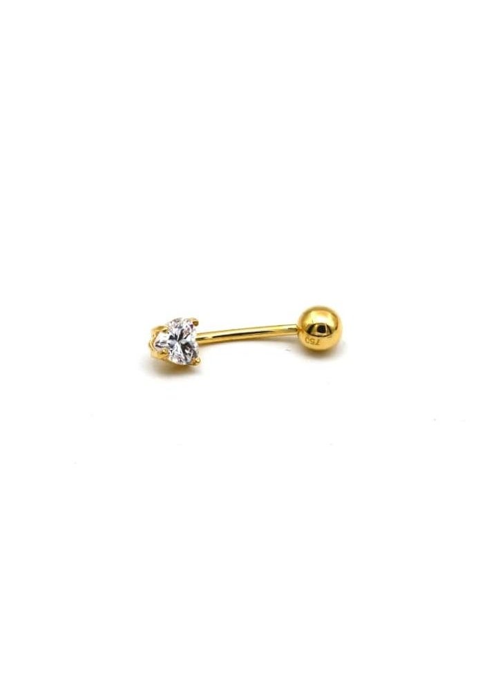 Real Gold Heart Stone Belly Navel Piercing - pzsku/Z25AF0A1DB0660759AC59Z/45/_/1667465207/91bfe41a-5f4a-4321-82ef-5cc156725306