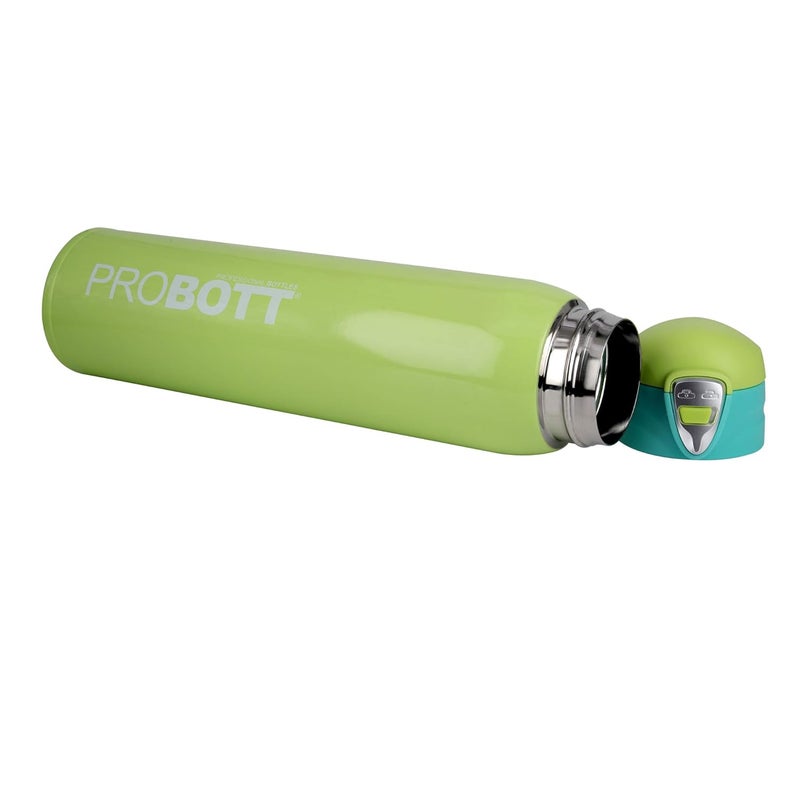 PROBOTT PROBOTT Thermosteel Vacuum Flask Hot & Cold Sports Bottle Each 500ml -Green (Pack of 2)  - Image 5