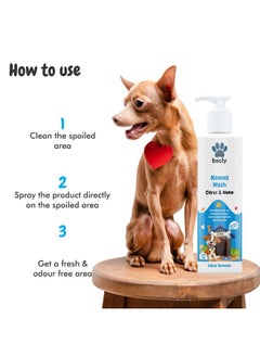 Harrods Bscly Kennel Wash - Pet Area Cleaner - 200ML | All-Natural, Eco-Friendly Kennel & Floor Cleaner | Safe for Pets & Children | Multi-Surface & Odor Eliminator  - Image 5
