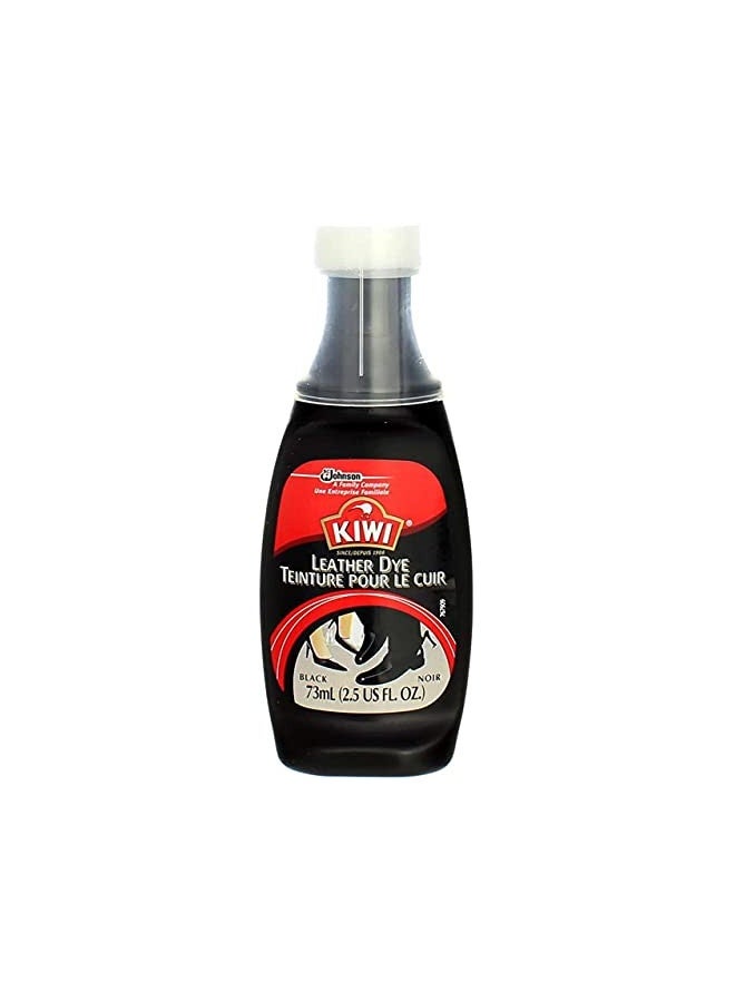 Kiwi Leather Dye Restorer | For Shoes, Boots, Furniture, Jacket, Briefcase And More | Black | Includes Sponge Applicator - Image 2