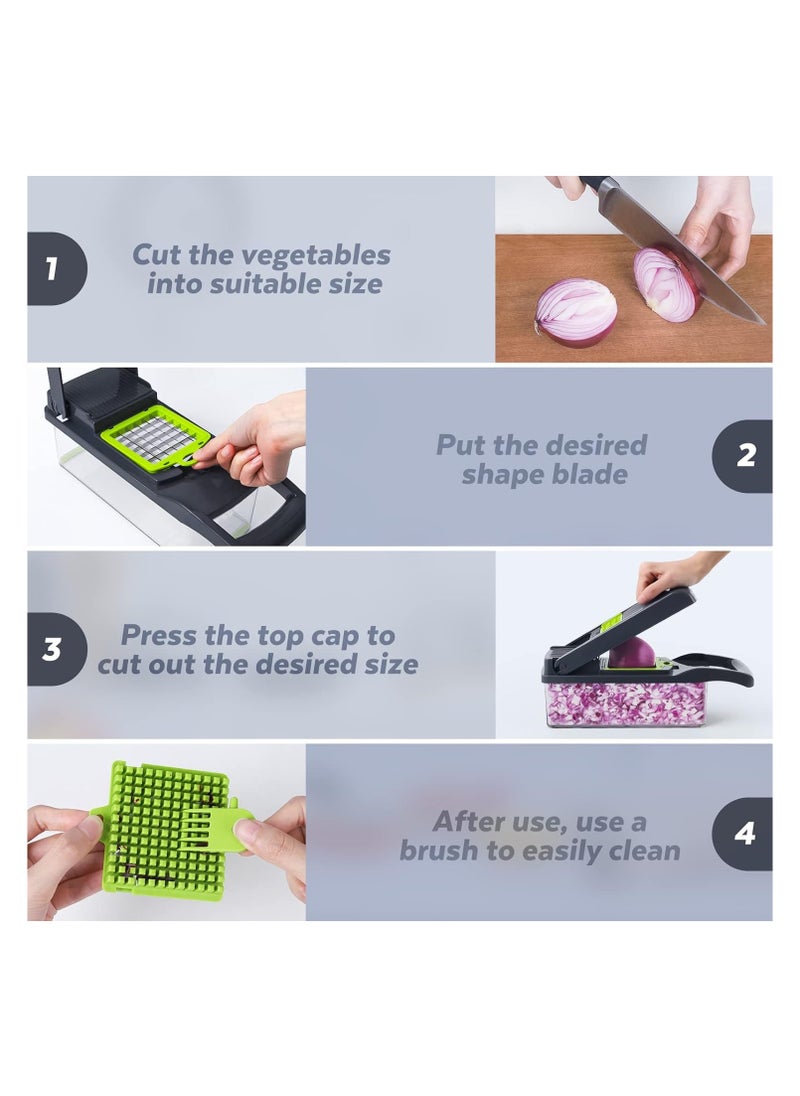 INFLUX Vegetable Chopper, Pro Onion Chopper, 14 in 1  - Image 5