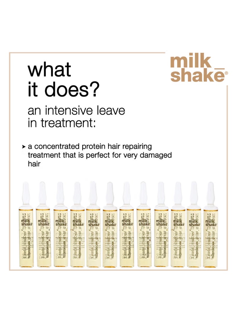 ميلك شيك مجموعة لوشن شعر انتيغرتي ريبيرنغ المرطب 8 انبوبة × 12 مل - Image 2