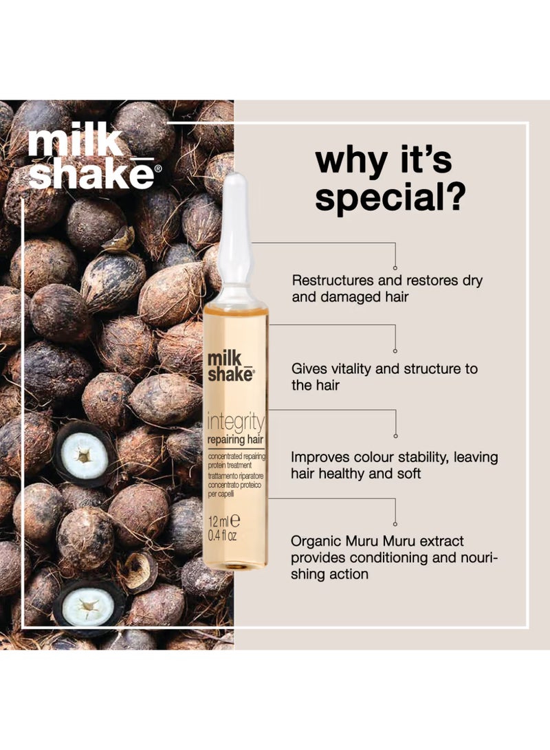 ميلك شيك مجموعة لوشن شعر انتيغرتي ريبيرنغ المرطب 8 انبوبة × 12 مل - Image 3