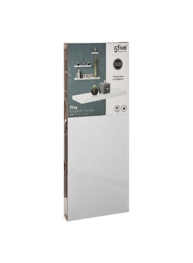 Five Simply Smart Fixy Invisible Fixation Wall Shelf White 60 cm 138953B - Image 2