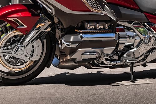 Ciro Goldstrike 3-Way Adjustable Highway Peg Mounts with Twin Rail Footrest (pair) for Gold Wing - Image 2