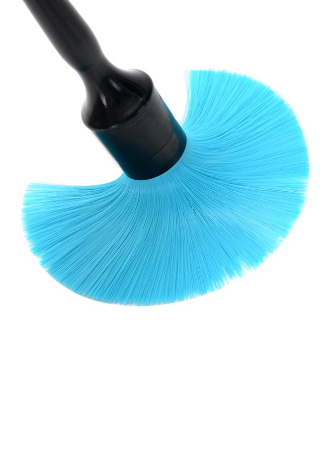 لوازم فرشة تنظيف سيارة راس ازرق - 19x3.5 سم - فرشاة شعيرات ناعمة للسيارة، مرنة، خالية من الخدوش، قابلة لإعادة الاستخدام والغسل، لتنظيف لوحة القيادة، فتحات التهوية، الحواف، العجلات، المحرك، والداخلية - Image 5
