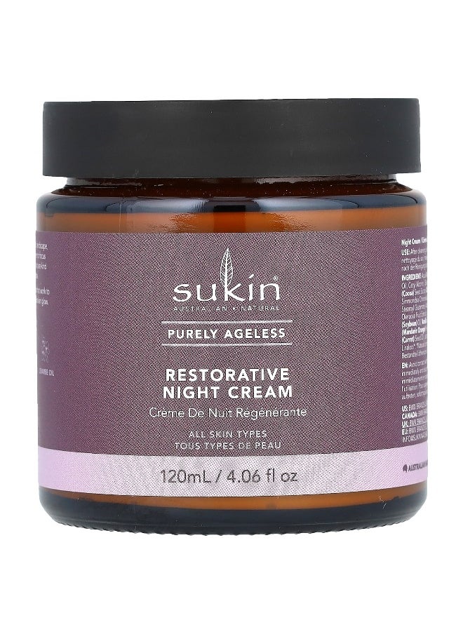 Sukin Sukin, Purely Ageless, Restorative Night Cream, 4.06 fl oz (120 ml)  - Image 1