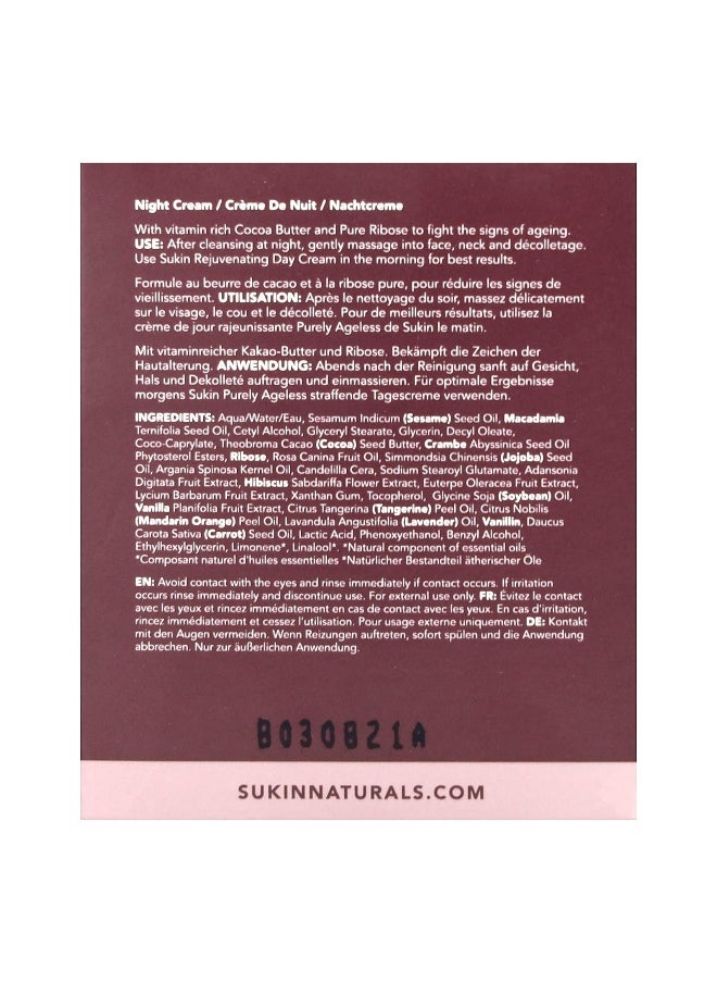 Sukin Sukin, Purely Ageless, Restorative Night Cream, 4.06 fl oz (120 ml)  - Image 3