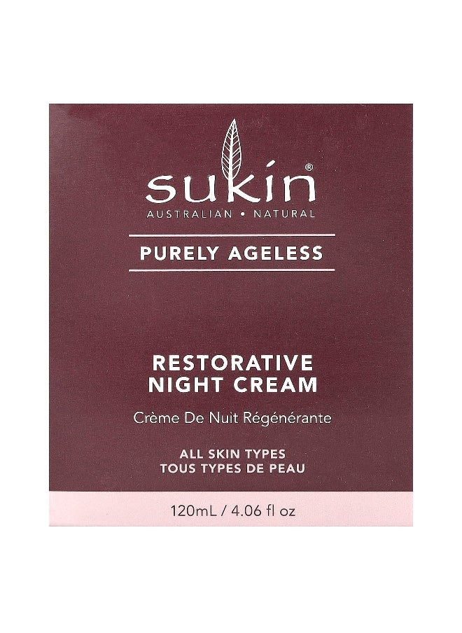 Sukin Sukin, Purely Ageless, Restorative Night Cream, 4.06 fl oz (120 ml)  - Image 2