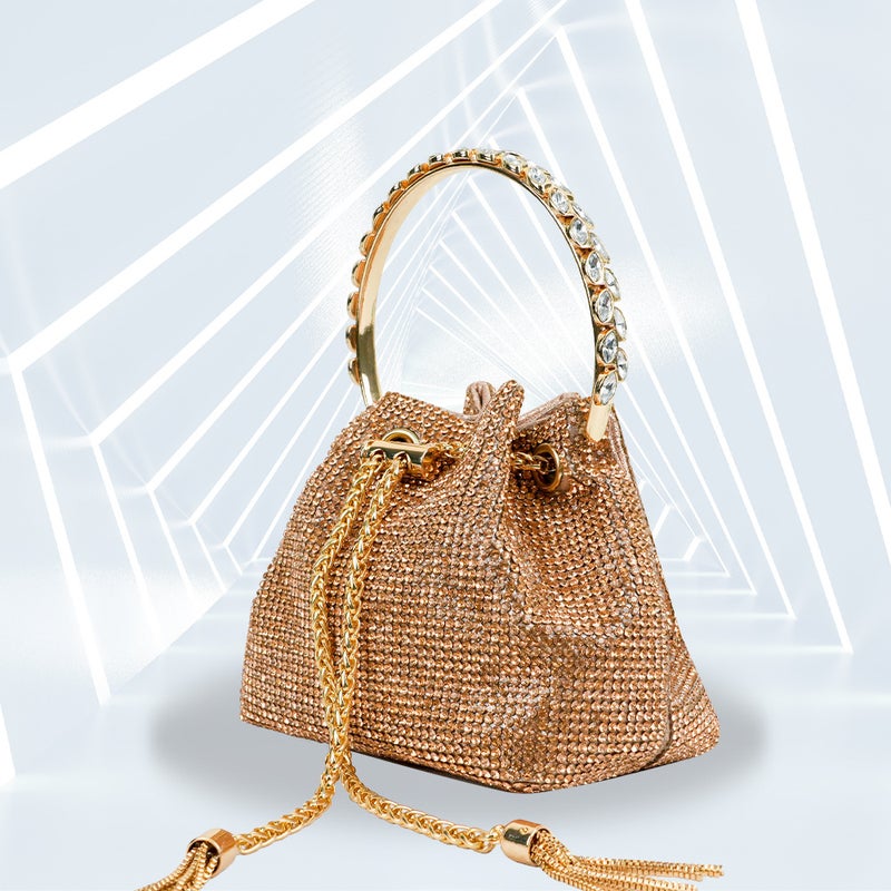Evening Bag Personalized E-Commerce Dress Wedding Bag Chain Bag Clutch Women'S Bag New Bright Diamond Evening Bag - Image 2