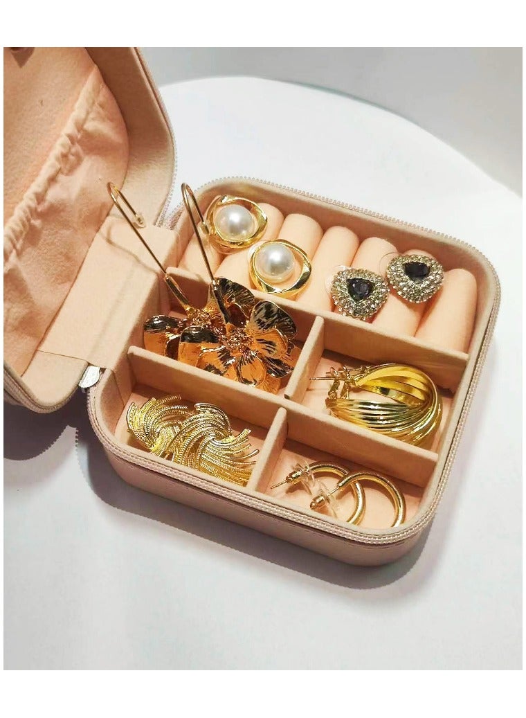 6 Pieces Earring Set, S925 Silver Needle, Fashionable and Unique Earrings for Women and Girls, with Storage Box, Travel  - Image 2