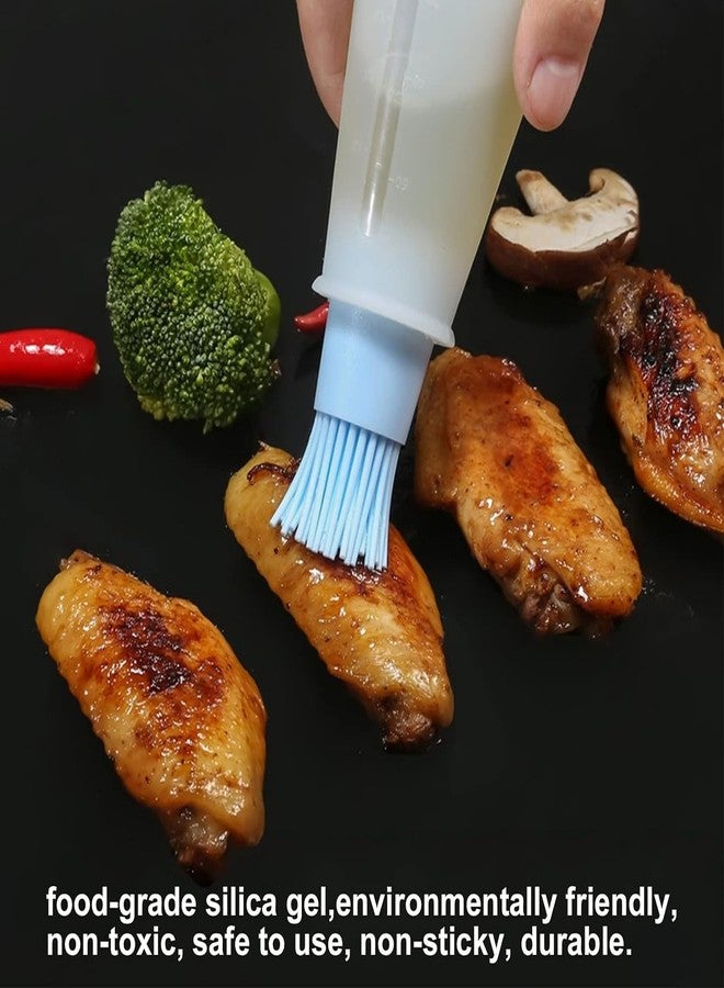 Shopocus Cooking Oil Brush Set, 2 Pieces, Food Grade Silicone Bristles, High Temperature Resistance - Image 2