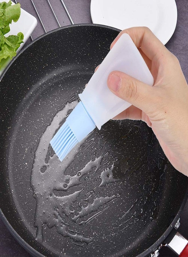 Shopocus Cooking Oil Brush Set, 2 Pieces, Food Grade Silicone Bristles, High Temperature Resistance - Image 3