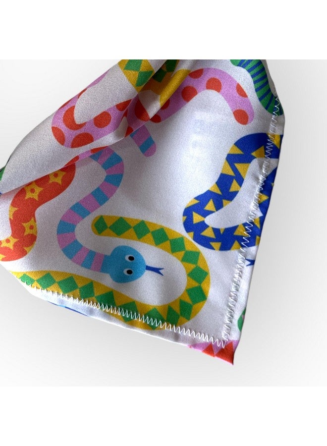 W Brings Snakes No Ladders Dog Bandana | This Stunning Gorgeous Dog Bandana Scarf Is Perfect For Your Dog’S Day Out. One Size Fits All. - Image 4