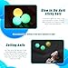 FauKait 3pack Dream BallsGlow in The Dark Sticky Balls That Stick to The CeilingStress Relievers Stress Balls for Kids and AdultsElevated BallsASMR Cool Stuff for TeensLumi BallsStocking Stuffers - Image 3