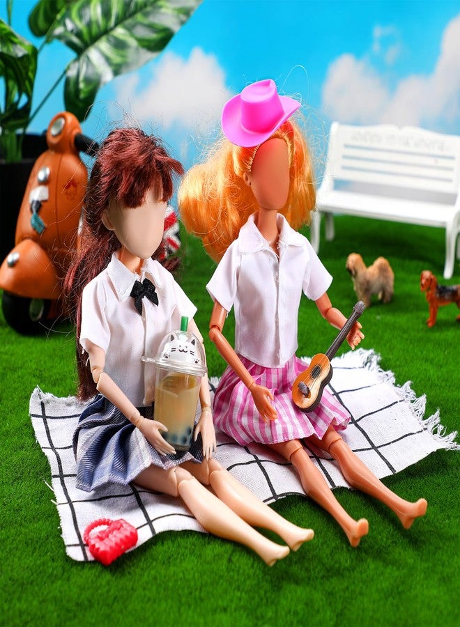 Bencailor 6 Pcs Doll Clothes for 11.8 Inch Doll Summer Outfit Accessories Skirt Dress Clothing for Girl Birthday Gift(Classic Style) - Image 2