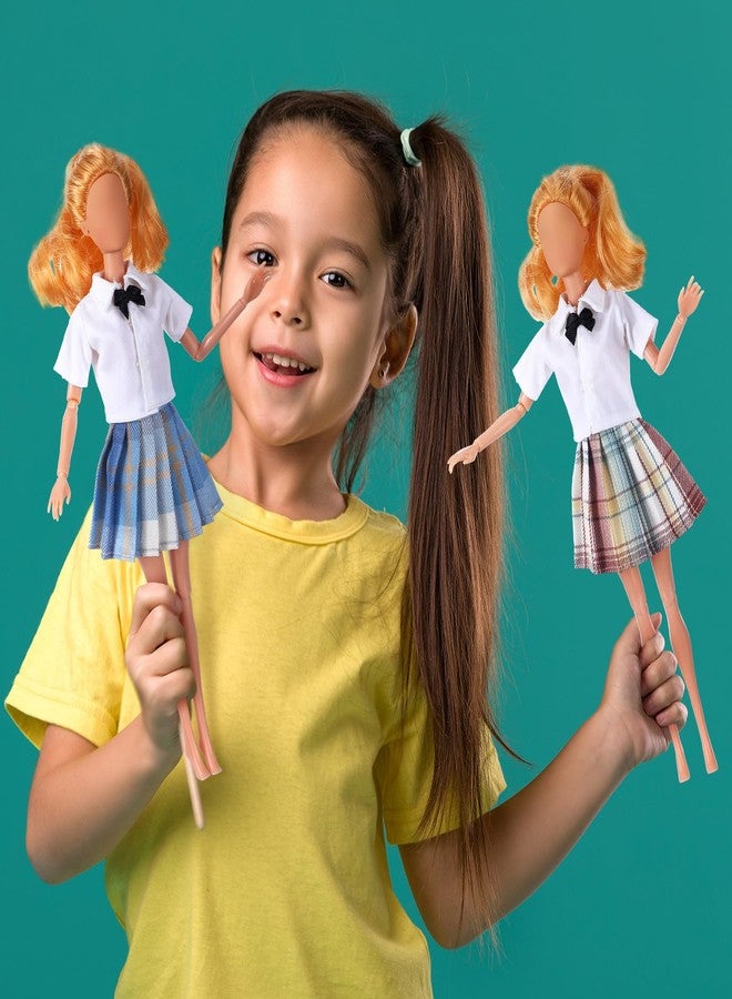 Bencailor 6 Pcs Doll Clothes for 11.8 Inch Doll Summer Outfit Accessories Skirt Dress Clothing for Girl Birthday Gift(Classic Style) - Image 5
