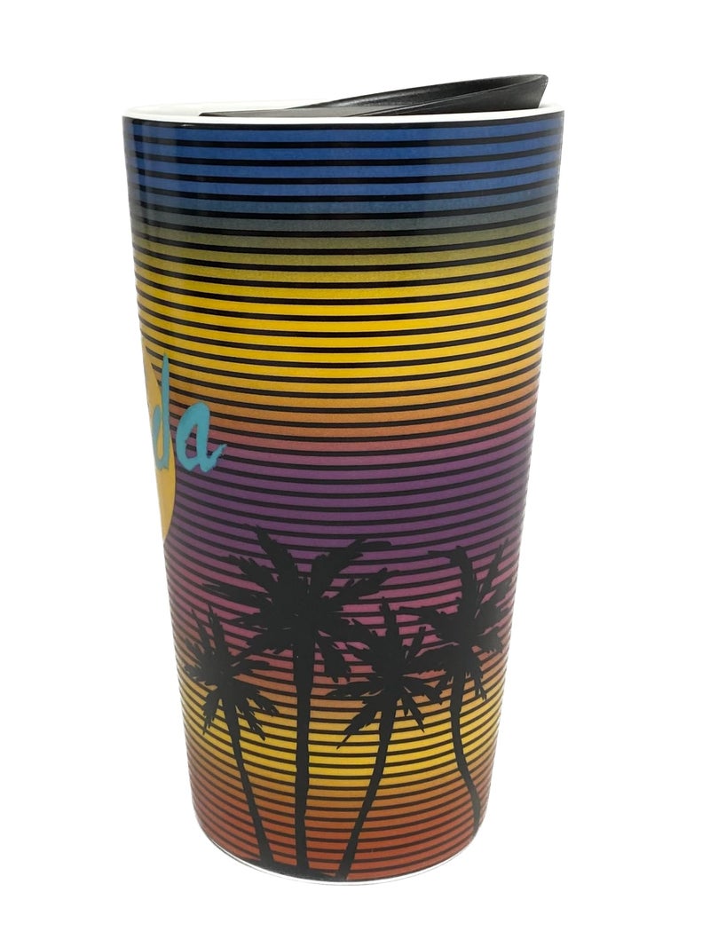 Starbucks Starbucks Florida Traveler 12oz Local Collection Double Wall Ceramic 2016  - Image 4