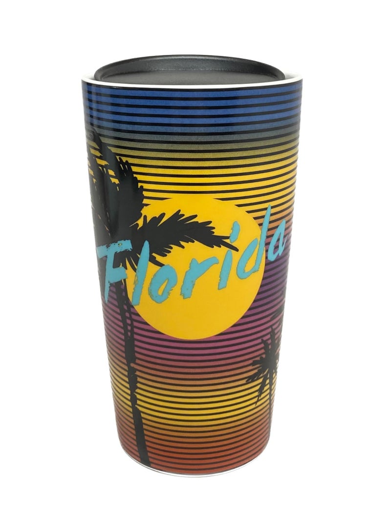 Starbucks Starbucks Florida Traveler 12oz Local Collection Double Wall Ceramic 2016  - Image 5