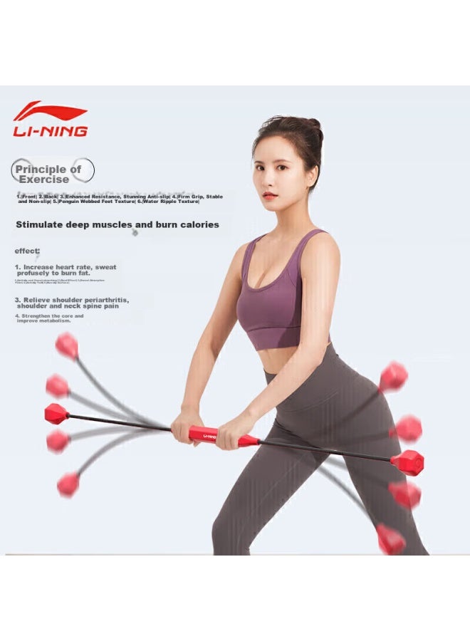 Li-Ning Li-ning Feili Shi Fitness Bar, Elastic Bar, Yoga Vibration Rod, Feilis Vibration Exercise Arm Bar, Fitness Equipment  - Image 2